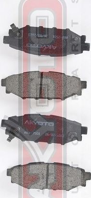 Тормозные колодки Akyoto Packing AKYOTO. Артикул AKD-7501