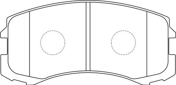 Тормозные колодки FIT. Артикул FP0904