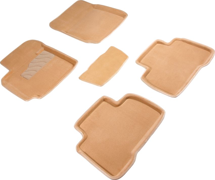 Коврики Seintex 3D ворсовые для салона Suzuki Grand Vitara III 5-дв. 2005-2015 бежевые. Артикул 84760