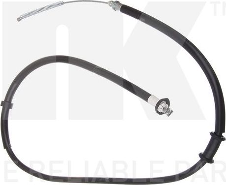 Трос ручника (тросик ручного тормоза) NK левый для Fiat 500 II 2007-2026. Артикул 9023140