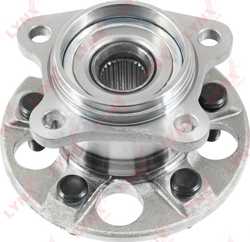Ступица колеса с интегрированным подшипником (в сборе) LYNXauto задняя для Toyota Highlander I (U20) 2003-2010. Артикул WH-1352