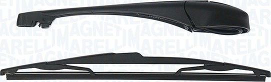 Поводок (рычаг) и щетка стеклоочистителя (дворника) Magneti Marelli. Артикул 000723180111