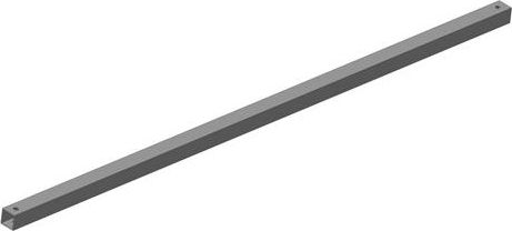 Поперечина багажника OJ 25х25 L 1000 мм в комплекте с крепежом к боковине. Артикул 01.306.01