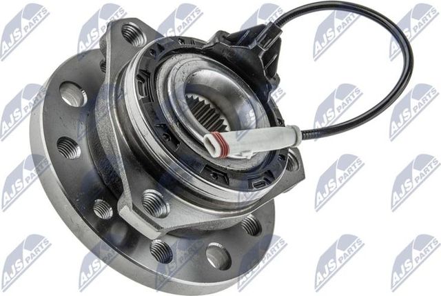 Ступица колеса с интегрированным подшипником NTY передняя для Opel Astra H 2004-2010. Артикул KLP-PL-025