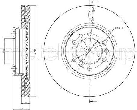 Тормозной диск Trusting. Артикул DF1449