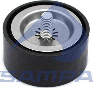 Натяжной ролик (натяжитель) приводного поликлинового ремня Sampa. Артикул 204.046