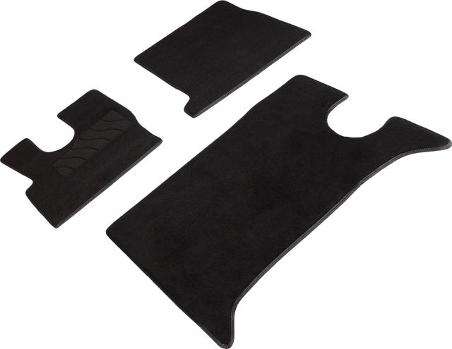 Коврики Seintex ворсовые для салона DAF XF 106 МКПП 2014-2026 ЧЕРНЫЕ. Артикул 94971