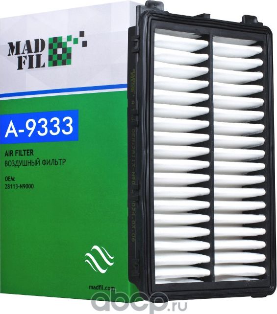 A-9333 Фильтр воздушный (28113-N9000) (Madfil). Артикул A9333