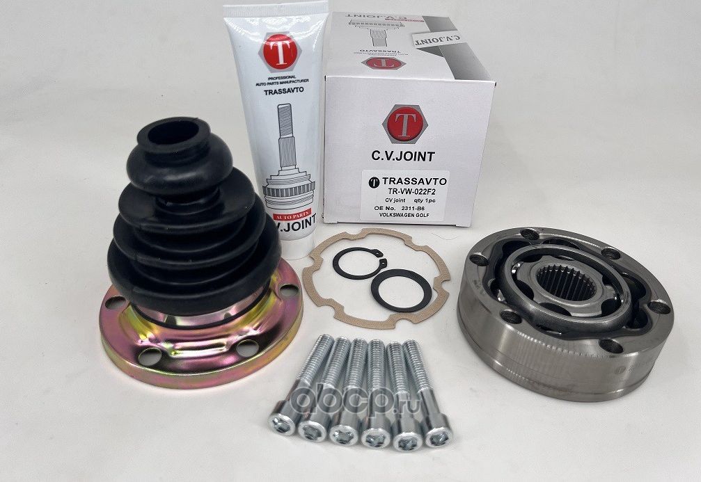 ШРУС внутренний | перед прав/лев | 28 (Trassavto). Артикул TRVW022F2