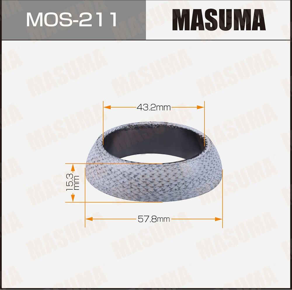 Прокладка глушителя Masuma. Артикул MOS-211