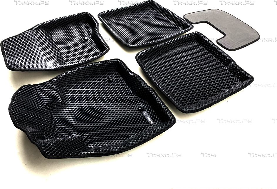 Коврики Euromat 3D EVA для салона Ford Explorer V рестайлинг 2015-2026. Артикул EM3DEVA-002217