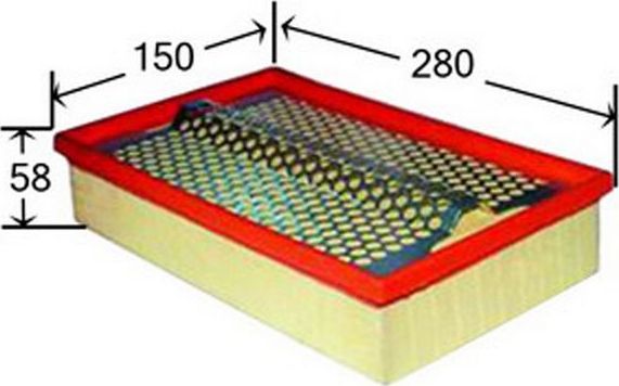 Воздушный фильтр JS Asakashi. Артикул A9606