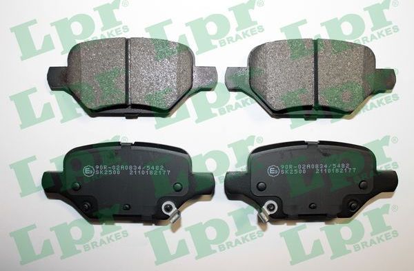 Тормозные колодки LPR. Артикул 05P2177