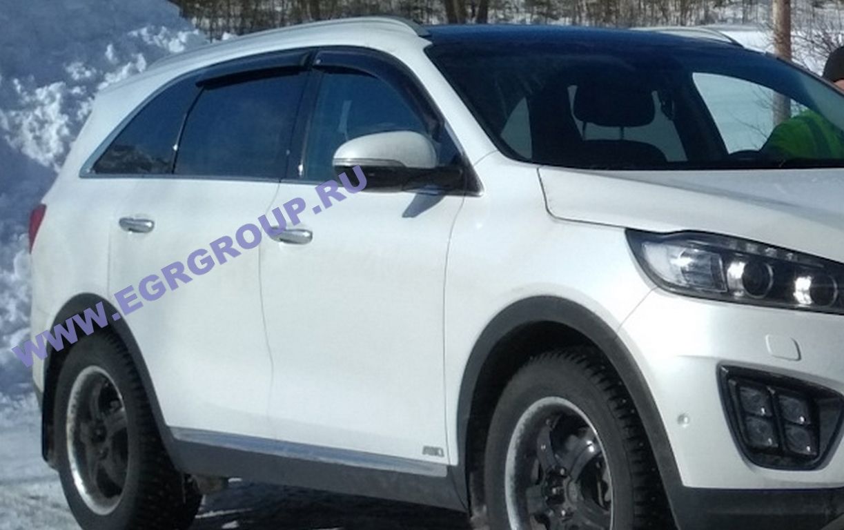 Дефлекторы EGR для окон Kia Sorento III Prime 2015-2026. Артикул 92441012B