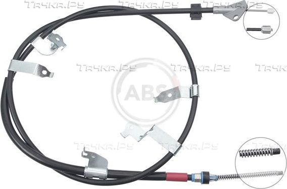 Трос ручника (тросик ручного тормоза) ABS. Артикул K17293