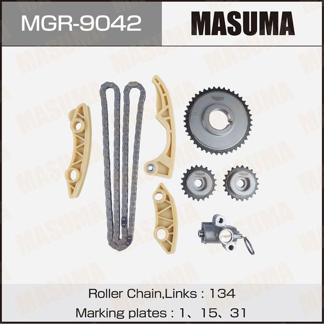 Комплект для замены цепи ГРМ MASUMA, Z22YH, Z22SE Masuma. Артикул MGR9042