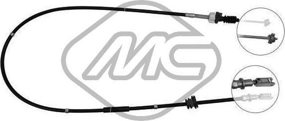 Трос сцепления Metalcaucho для Citroen C1 II 2014-2026. Артикул 80732