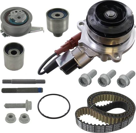 Помпа (водяной насос) с комплектом ремня ГРМ SKF для Audi A4 IV (B8) 2007-2015. Артикул VKMC 01278