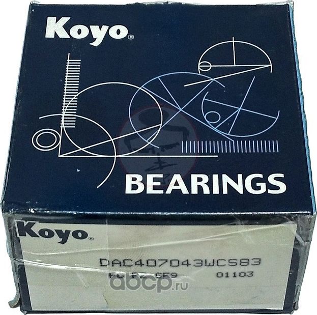 Ступичный подшипник Koyo. Артикул DAC407043WCS83