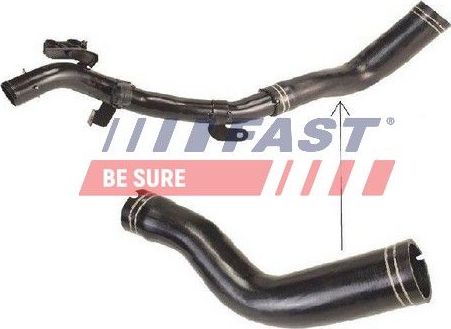 Патрубок интеркулера Fast для Fiat Doblo I 2004-2015. Артикул FT61719