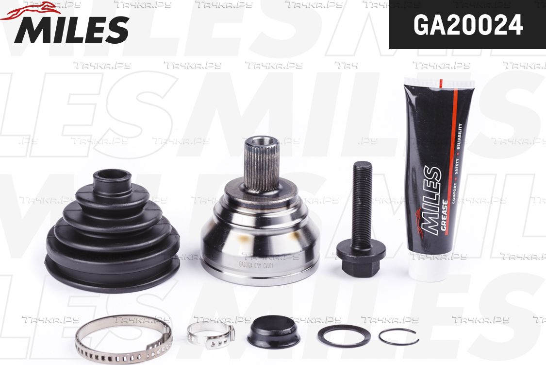 Шрус наружный (граната) Miles для Volkswagen Golf VI 2007-2013. Артикул GA20024