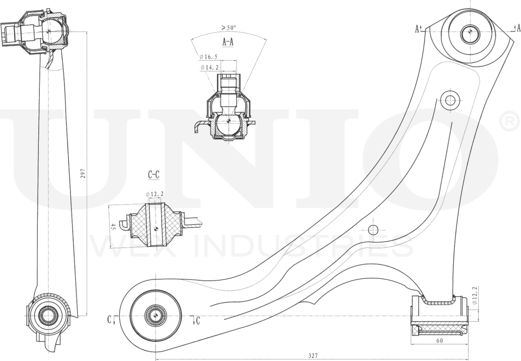 Рычаг подвески (Unio). Артикул SSP-40161