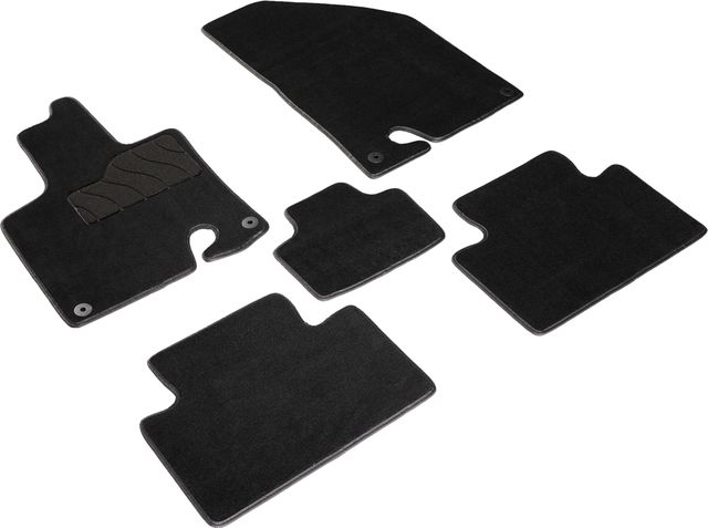 Коврики Seintex ворсовые Lux для салона Geely Coolray (SX-10) 2020-2026 ЧЕРНЫЕ. Артикул 98471