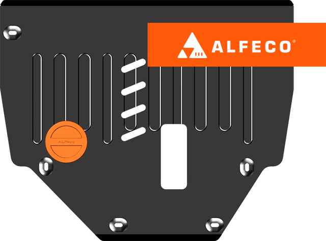 Защита Alfeco для картера и КПП KGM Korando (C300) 2023-2026. Артикул ALF.74.01