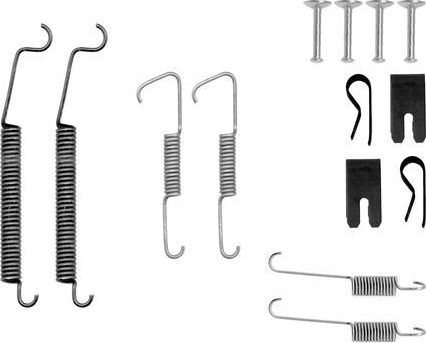 Монтажный к-кт торм.колодок CITROEN C2, C3 I 02- Монтажный набор тормозных колодок Bosch. Артикул 1 987 475 283