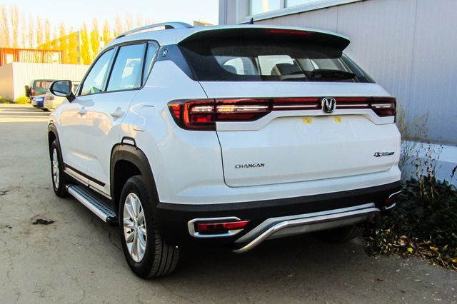 Защита Slitkoff заднего бампера D42 скоба для Changan CS35 Plus 2019-2026. Артикул CHANCS35P-008