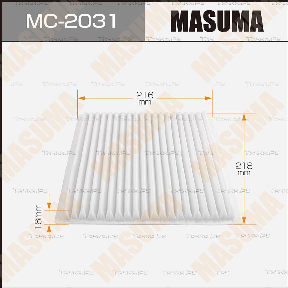 Салонный фильтр Masuma. Артикул MC-2031