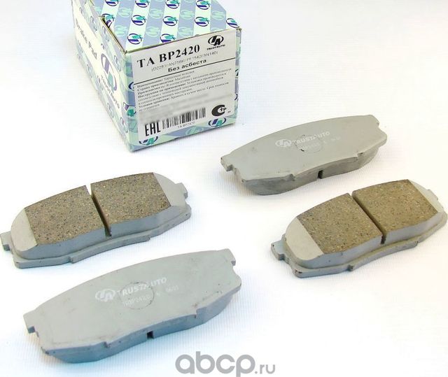 Дисковые тормозные колодки (Trustauto). Артикул TABP2420