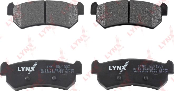 Тормозные колодки LYNXauto. Артикул BD-1807