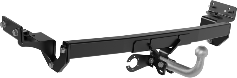 Фаркоп PT Group с крашеной балкой и оцинкованным крюком для Kia Rio III седан 2011-2017. Артикул HSO-10-991528.00Black