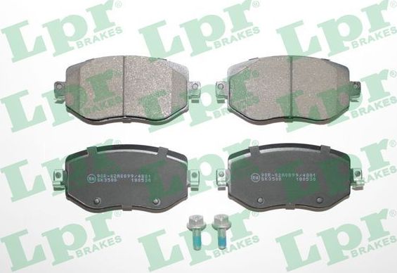 Тормозные колодки LPR передние для Renault Megane IV 2015-2026. Артикул 05P2005