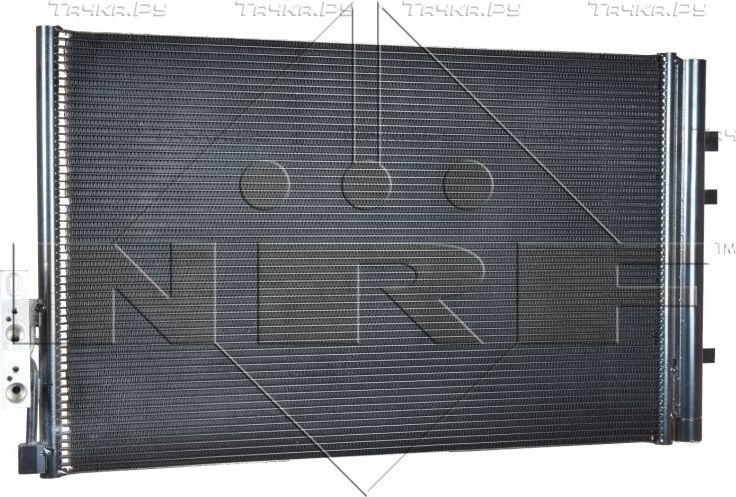 Радиатор кондиционера (конденсатор) NRF (алюминий). Артикул 350036