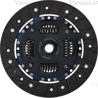 Диск сцепления Zentparts для Volvo S40 II 2005-2012. Артикул Z41064