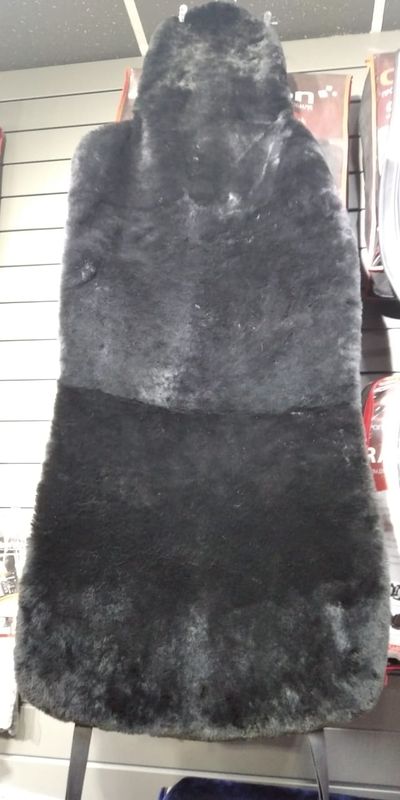 Накидки универсальные CarFashion ЭДИЛЬБА PLUS из натурального меха на сидения авто, цвет Черный. Артикул 1096242