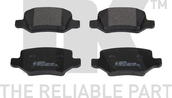 Тормозные колодки NK. Артикул 223348