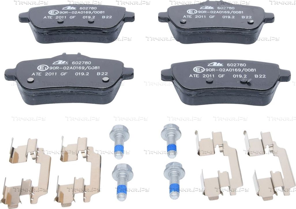 Тормозные колодки ATE задние для Mercedes-Benz S-Класс VI (W222, C217) 2013-2026. Артикул 13.0460-2780.2