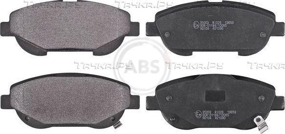 Тормозные колодки ABS передние для Toyota Verso I 2010-2018. Артикул 35003
