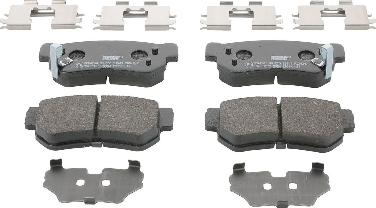 Тормозные колодки Ferodo Premier Eco Friction. Артикул FDB4247