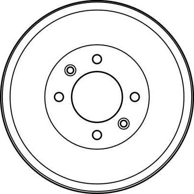Тормозной барабан TRW задний для Peugeot 406 I 1995-2004. Артикул DB4096