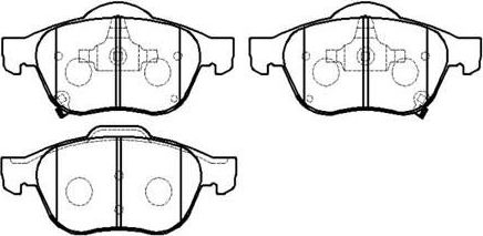 Тормозные колодки HSB. Артикул HP9151
