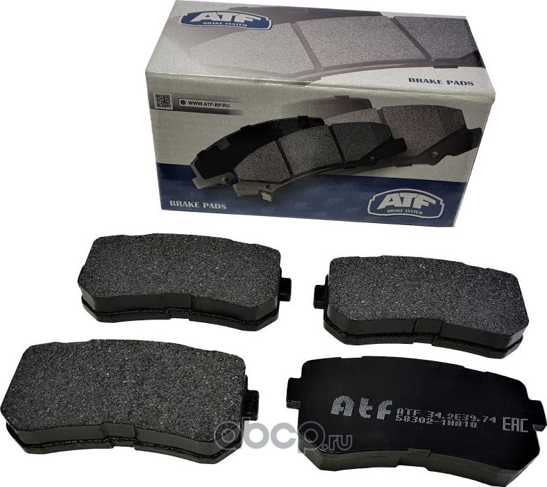 Колодки тормозные задние 35 30 (ATF). Артикул 342E3974