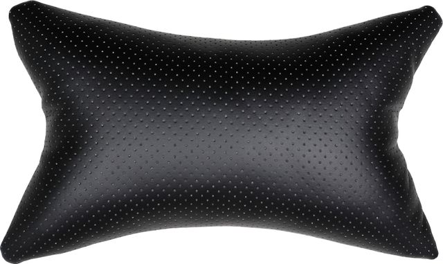 Подушка Seintex на подголовник Экокожа, перфорация, цвет Черный. Артикул 98080
