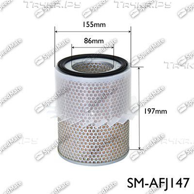 Воздушный фильтр SpeedMate для Mitsubishi L200 II 1992-1996. Артикул SM-AFJ147