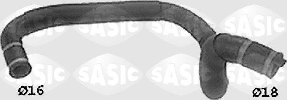 Патрубок радиатора (системы охлаждения) Sasic. Артикул SWH0288