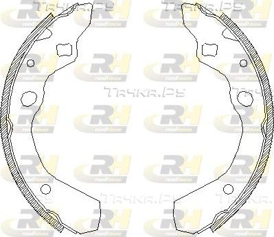 Тормозные колодки RoadHouse задние для Mazda 323 V (BA) 1994-1998. Артикул 4190.00