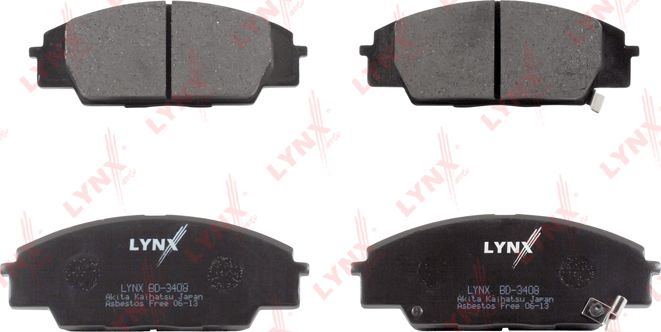 Тормозные колодки LYNXauto. Артикул BD-3408